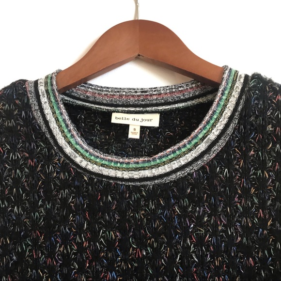 Multicolored Thread Crop Sweater Size S - Picture 4 of 8